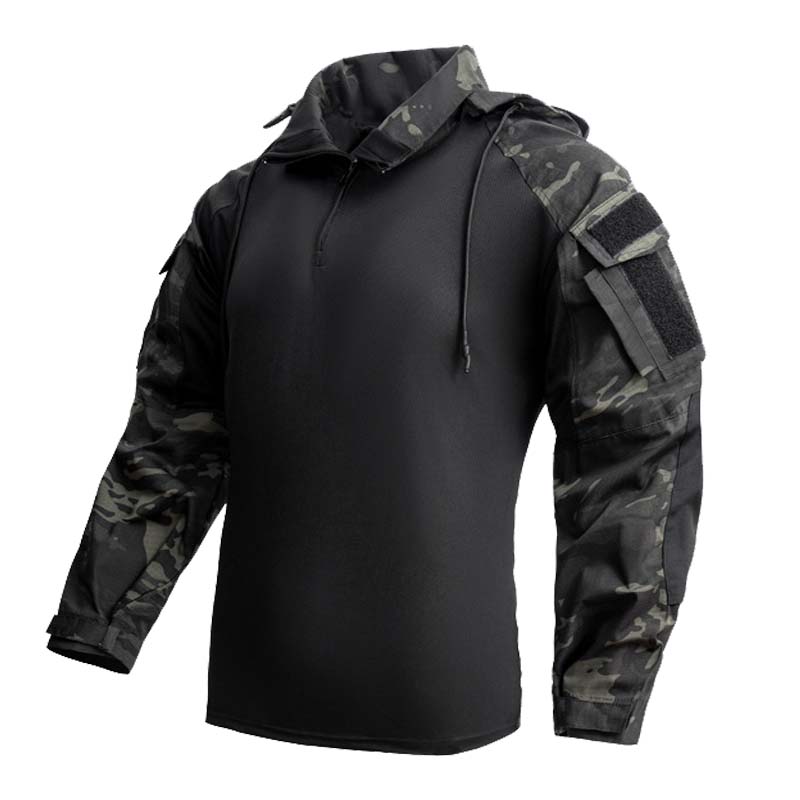 Outdoor Hunting T Shirts - تي شيرت رجالي 1/4 قمصان بأكمام