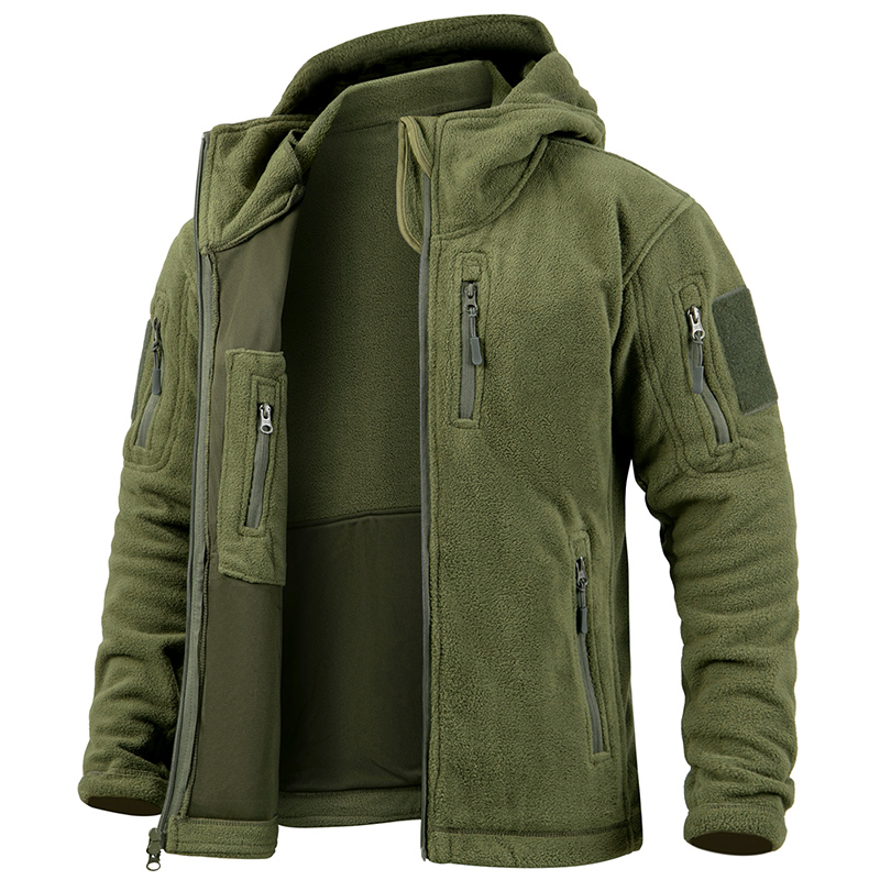 Outdoor Hunting Hoodie - سترة صوفية تكتيكية للرجال شتوية دافئة