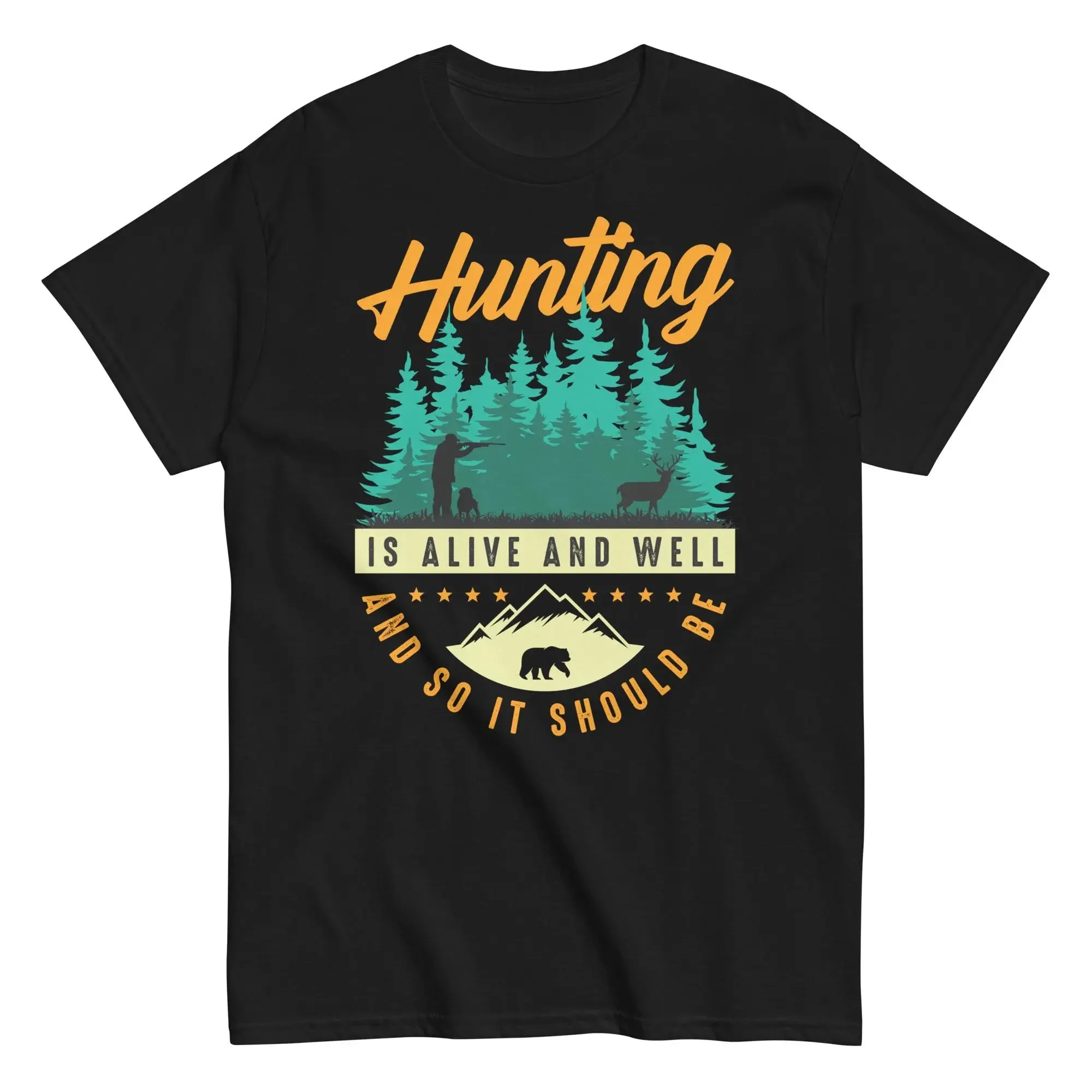 Wildman Hunting & Outdoor Linton'S Corner Silver Lakes - يجب أن أصطاد - تي شيرت