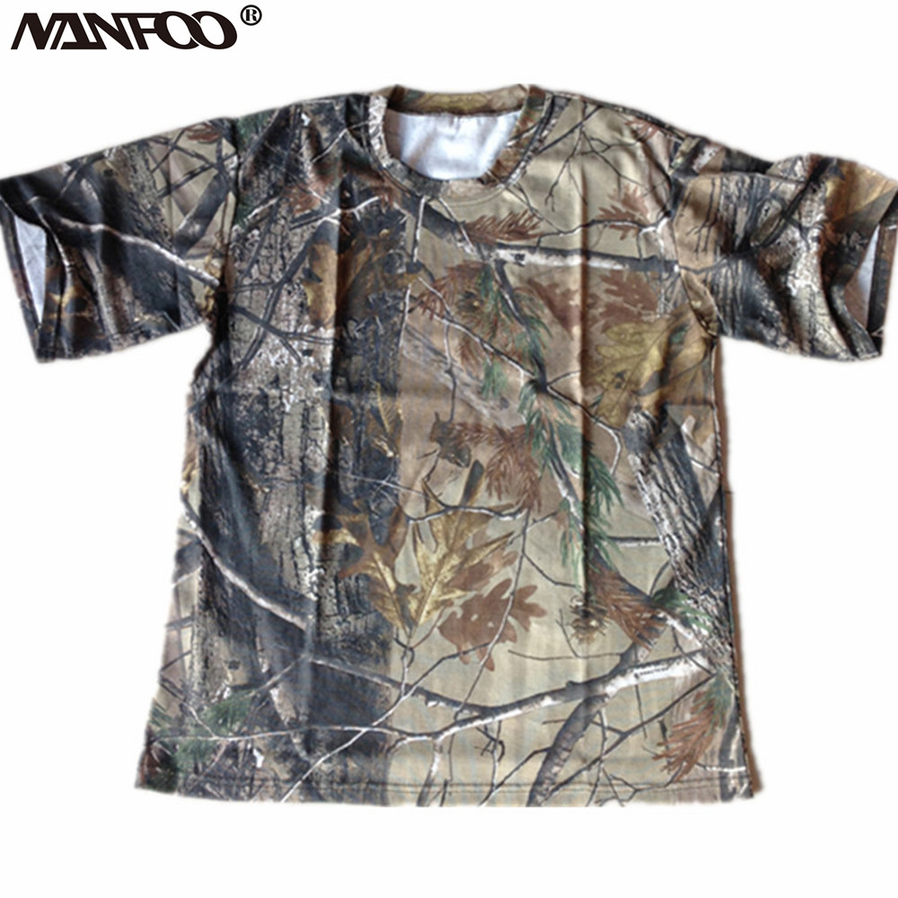 الرجال الصيف قصيرة الأكمام تي  - مراجعة Outdoor Hunting T Shirts وسعره