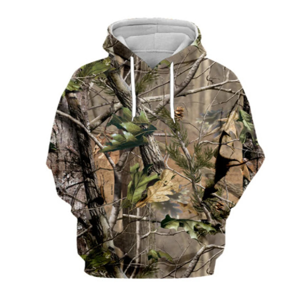 الرجال والنساء ورقة القيقب الت - مراجعة Outdoor Hunting Hoodie وسعره