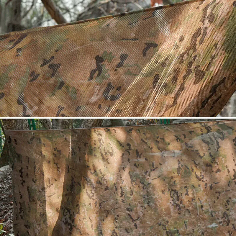 شبكة مخفية مموهة للتخييم في ال - مراجعة Outdoor Hunting Fabric وسعره
