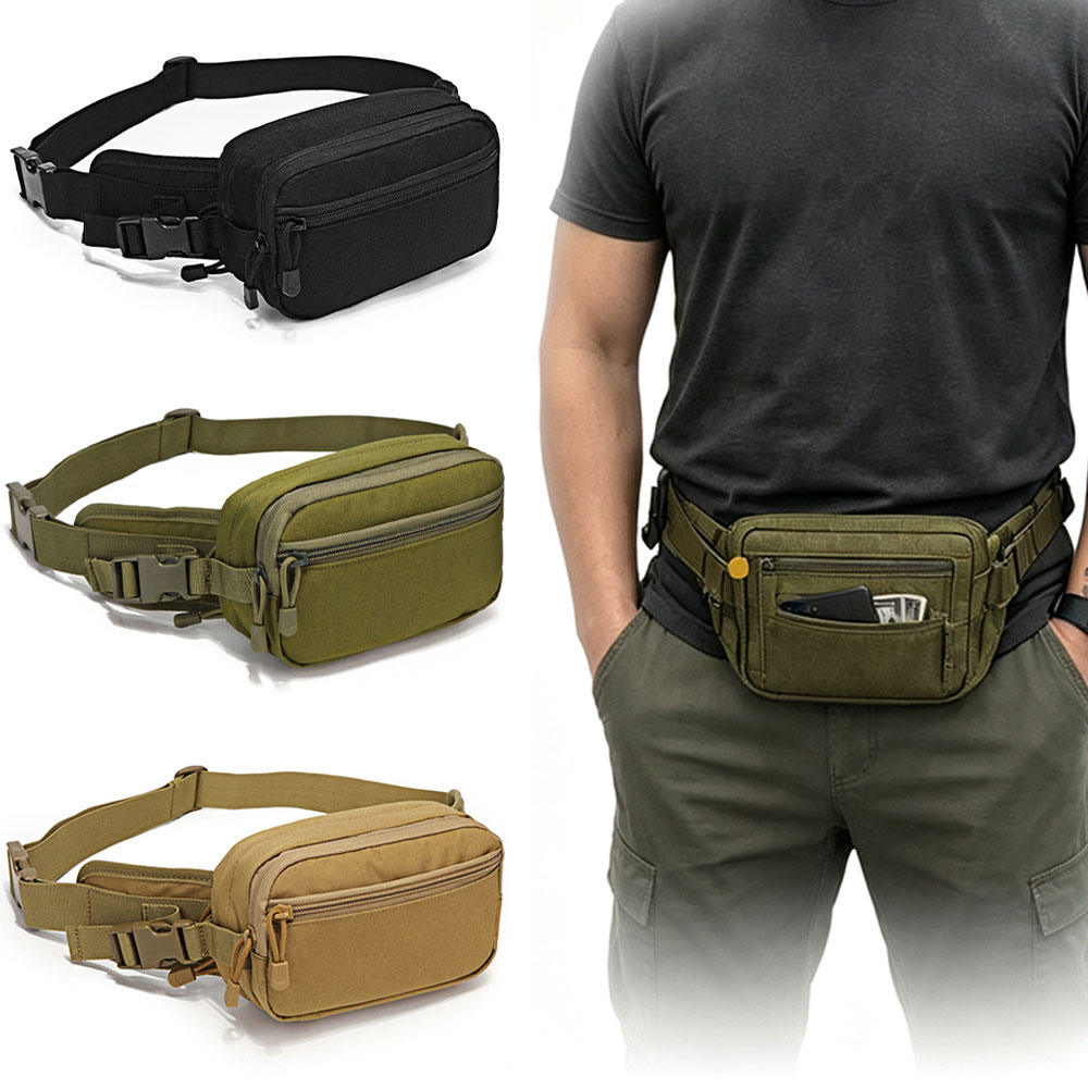 حقيبة خصر تكتيكية للرجال من قم - مراجعة Outdoor Hunting Fabric وسعره