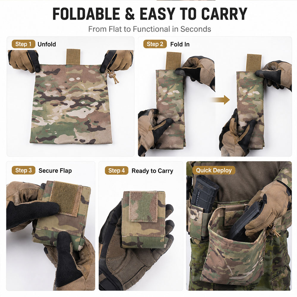 حقيبة تكتيكية قابلة للطي لحمل  - مراجعة Outdoor Hunting Gear Storage وسعره