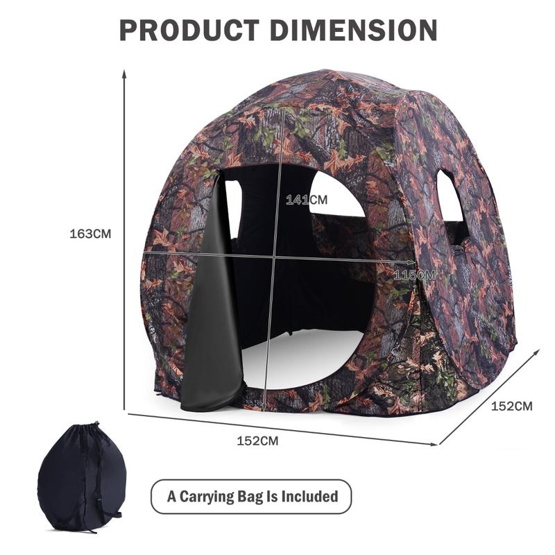 خيمة صيد قابلة للطي لثلاثة أشخ - مراجعة Outdoor Hunting Fabric وسعره