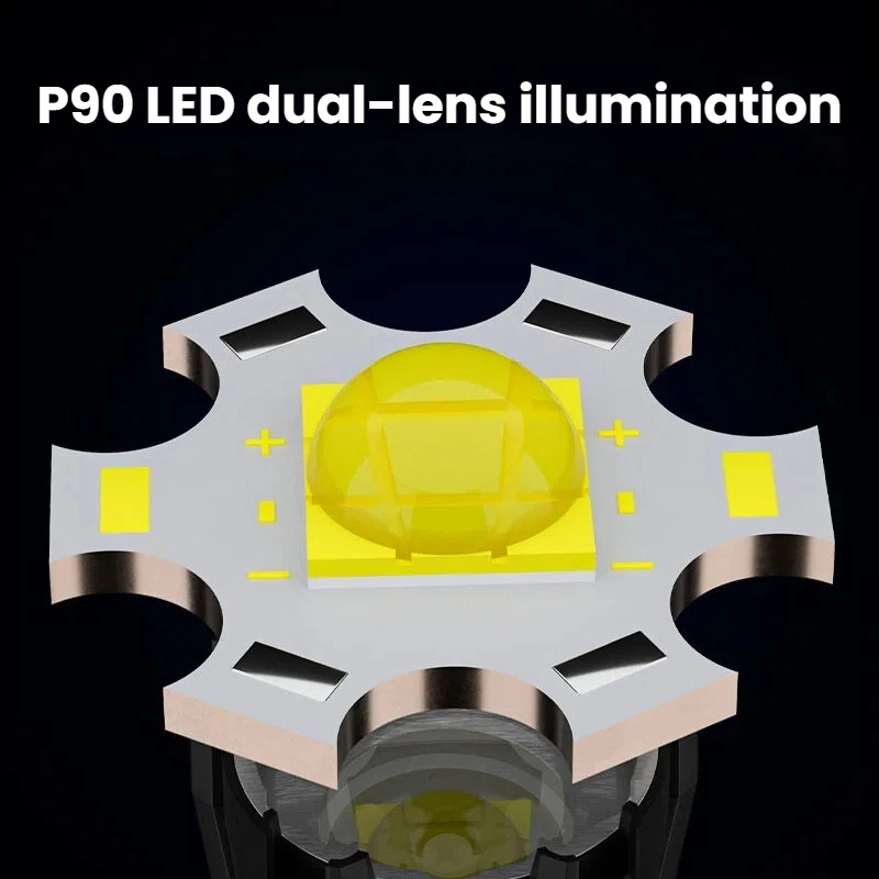 مصباح يدوي LED عالي القدرة P90 - مراجعة Hunting Outdoors وسعره