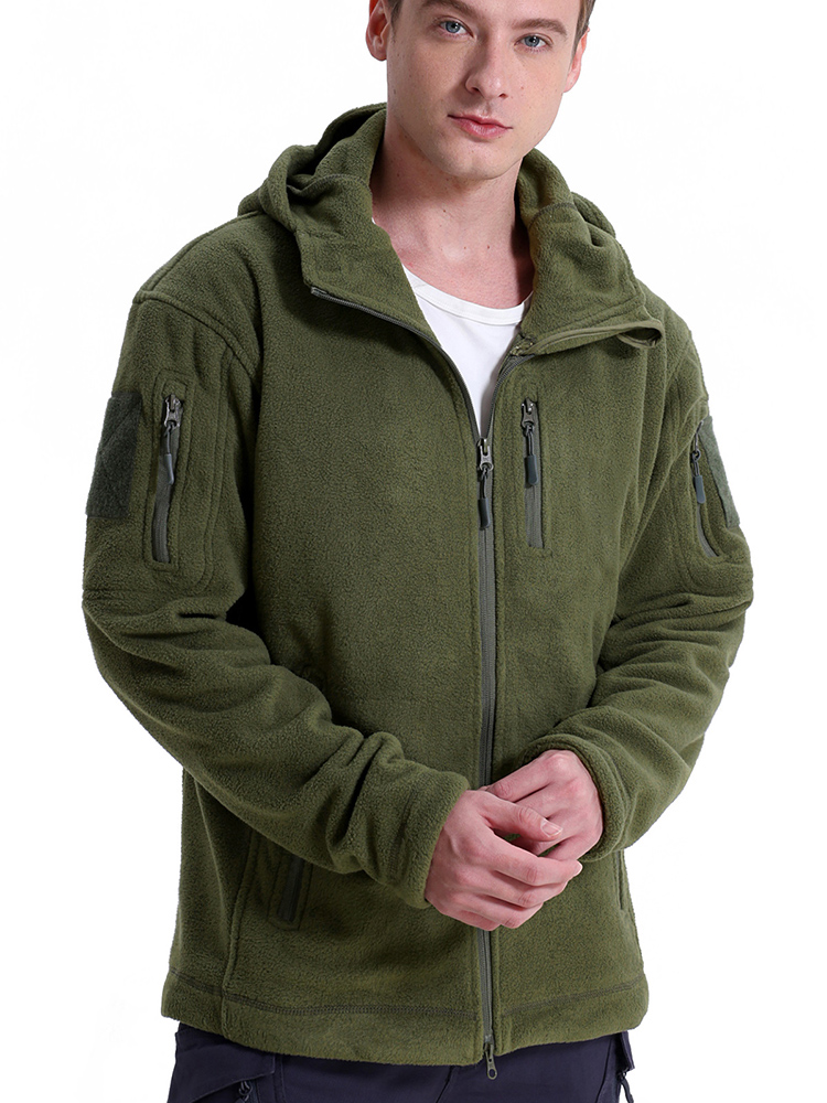 سترة صوفية تكتيكية للرجال شتوي - مراجعة Outdoor Hunting Hoodie وسعره