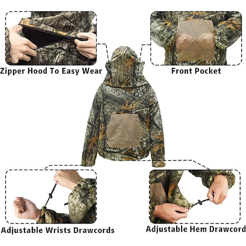 الصيد تربية النحل مكافحة البعو - مراجعة Outdoor Hunting Hoodie وسعره