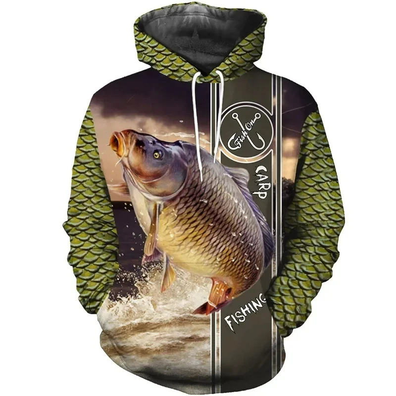 هودي رجالي جديد بتصميم سمكة ال - مراجعة Outdoor Hunting Hoodie وسعره