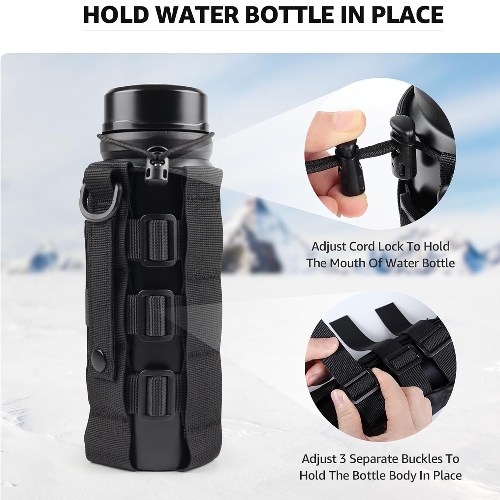 حقيبة حمل زجاجة ماء رخوة ، حام - مراجعة Outdoor Hunting Backpack وسعره