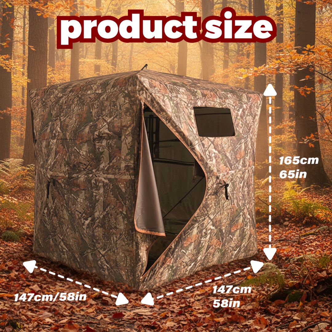 خيمة صيد مموهة سهلة التركيب، م - مراجعة Hunting & Outdoor Supplies وسعره