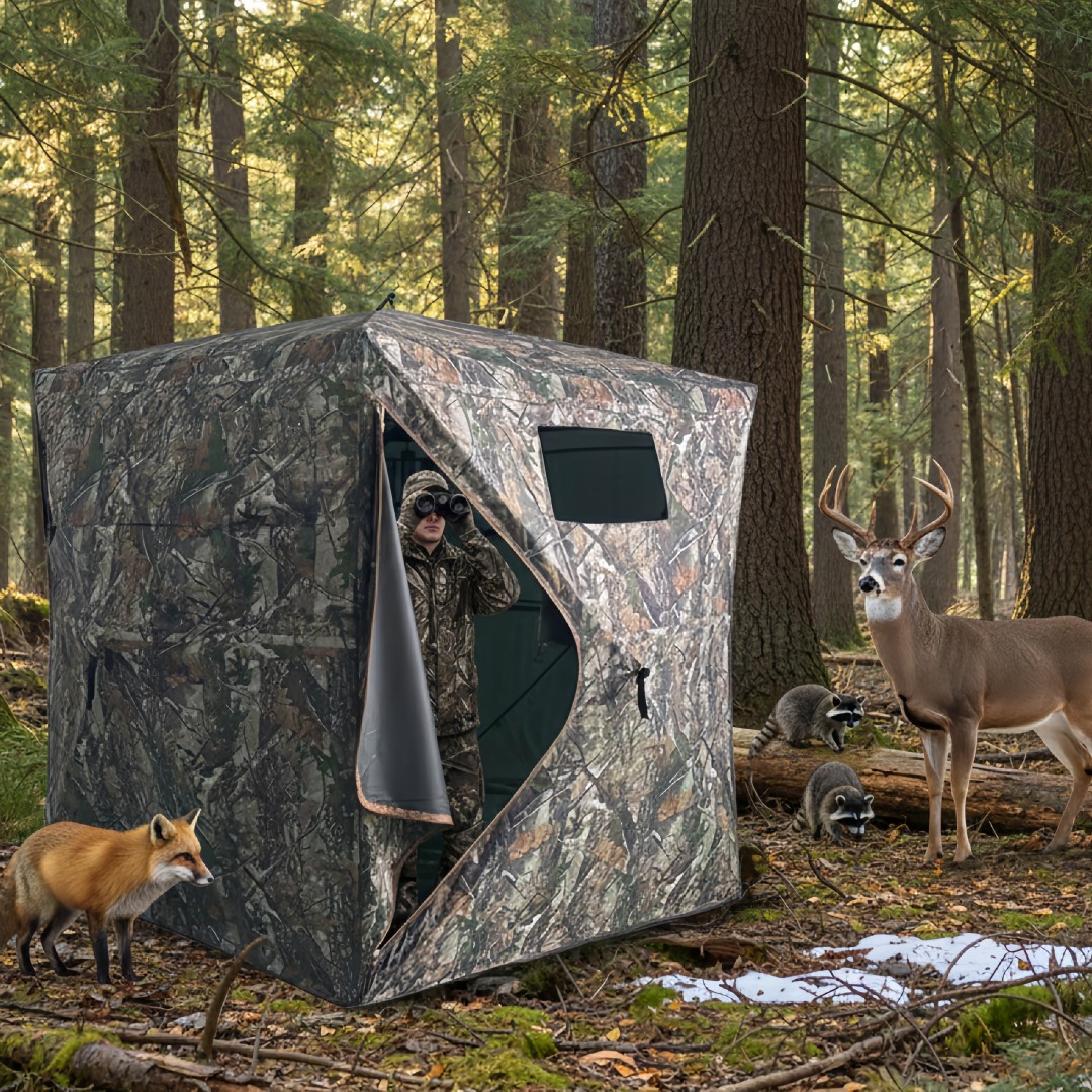 خيمة صيد مموهة سهلة التركيب، م - مراجعة Hunting & Outdoor Supplies وسعره