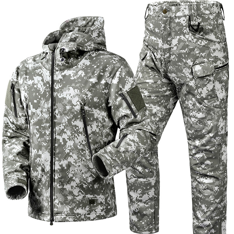 الشتاء رشاقته الرجال كامو دعوى - مراجعة Safari Outdoor Hunting Jackets وسعره