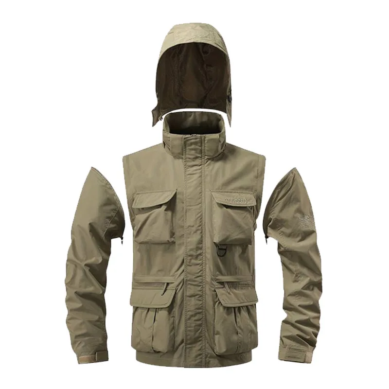 سترة بغطاء للرأس مقاومة للرياح - مراجعة Safari Outdoor Hunting Jackets وسعره