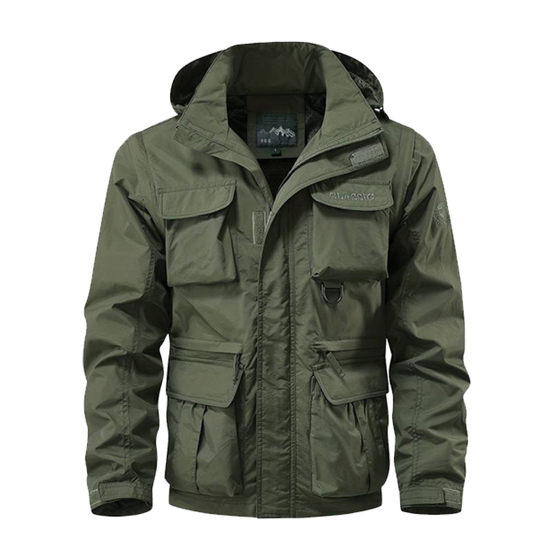 سترة بغطاء للرأس مقاومة للرياح - مراجعة Safari Outdoor Hunting Jackets وسعره