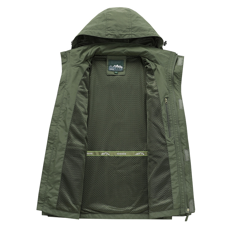 سترة بغطاء للرأس مقاومة للرياح - مراجعة Safari Outdoor Hunting Jackets وسعره