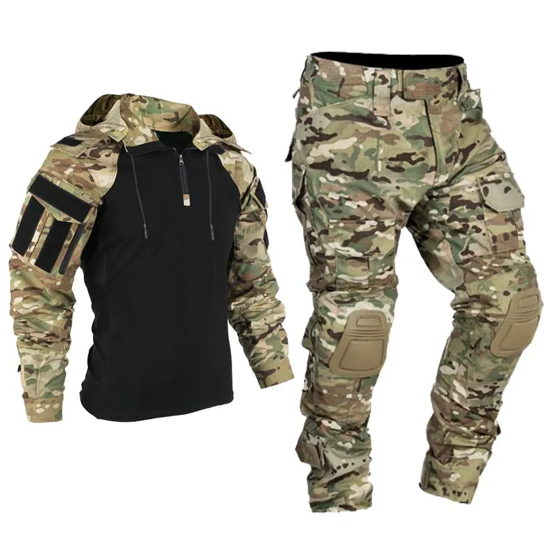بدلة تكتيكية رجالية للتدريبات  - مراجعة Outdoor Hunting Hoodie وسعره