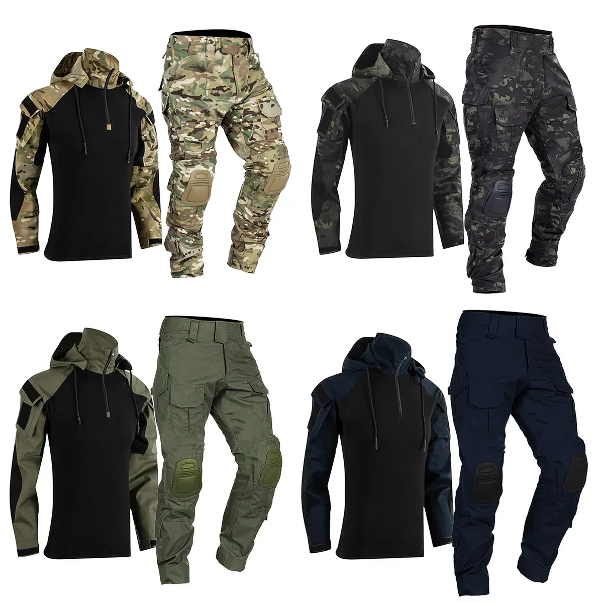 بدلة تكتيكية رجالية للتدريبات  - مراجعة Outdoor Hunting Hoodie وسعره